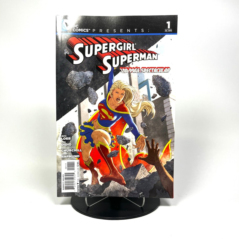 DC Comics Presents Supergirl Superman 100-Page Spectacular 1 2012 Jeph Loeb Art